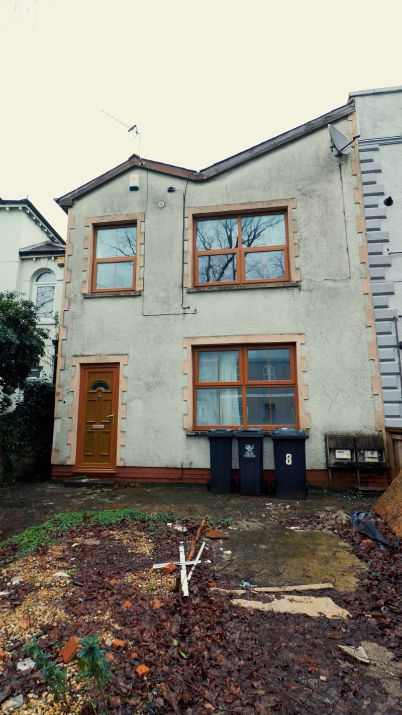 The existing building near Cardiff city centre where planning has been approved for five apartments
